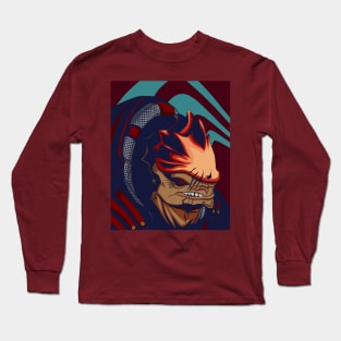 Portrait - Urdnot Wrex Long Sleeve T-Shirt